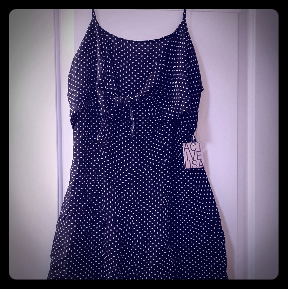 NWT Active USA romper, shorts, Glicks, LG,